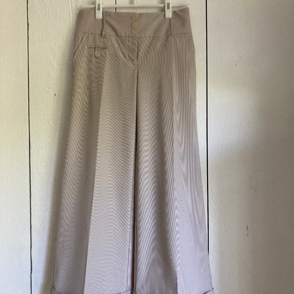 The Limited Striped Cropped Dress Pant Size 0